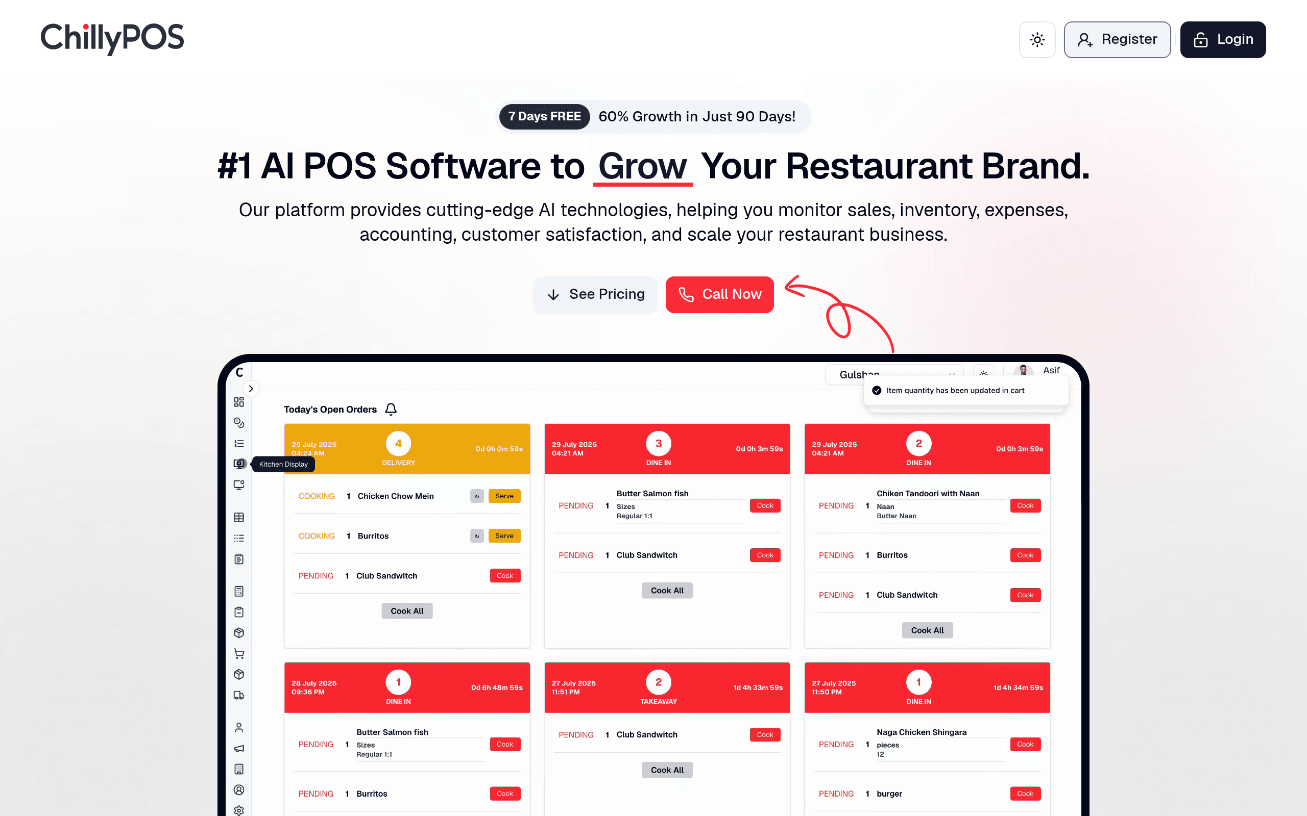 ChillyPOS screenshot